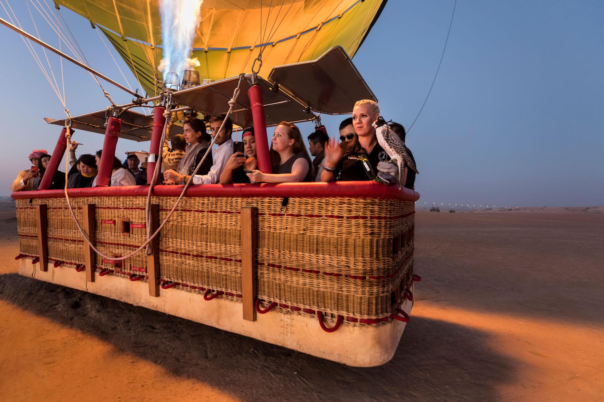 Hot Air Balloon Flight over Dubai Desert gallery 1